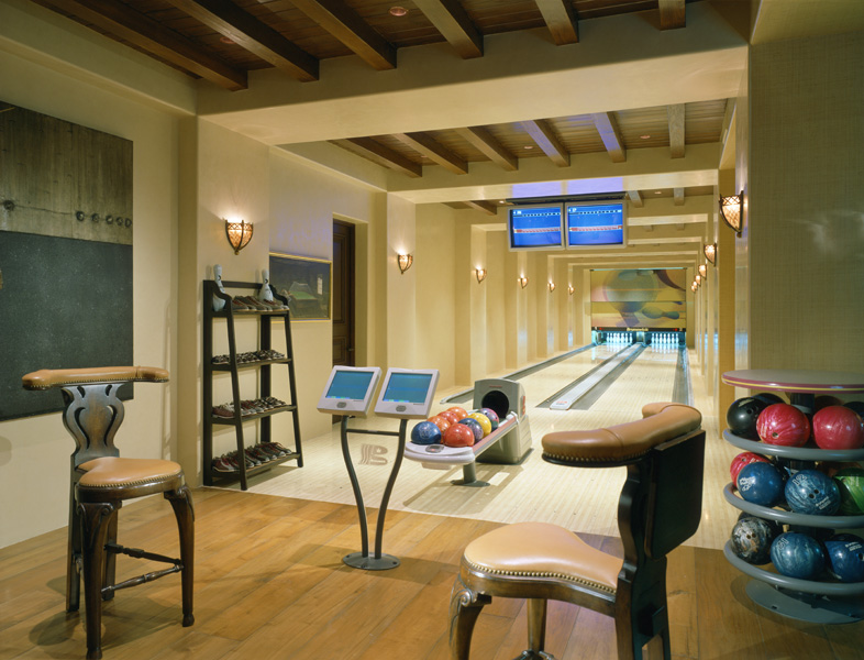 Eddie Murphy Residence | Interior Bowling Alley | Finton Construction